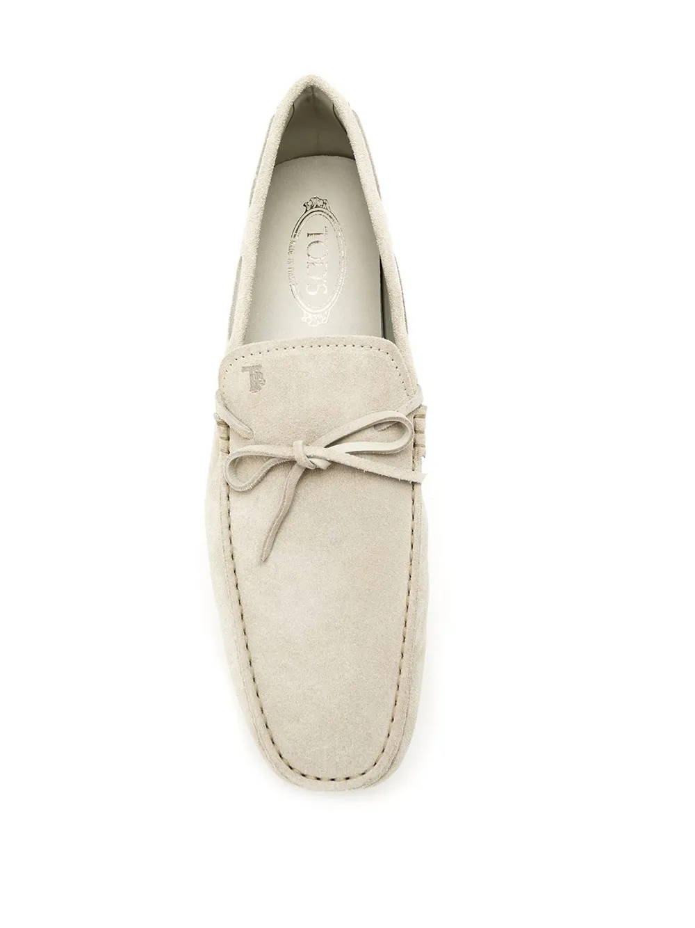 Tod's Gommino suede driving shoes Grijs