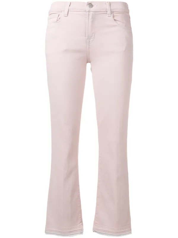 j brand cropped flare jeans