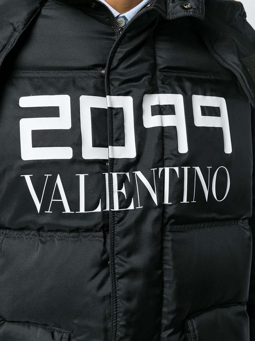 Valentino Garavani 2099 log-print Down Jacket - Farfetch