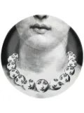 Fornasetti decorative wall plate - Black