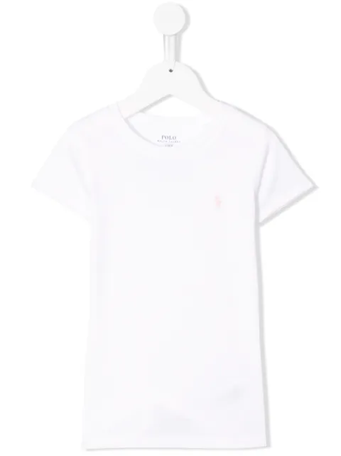 POLO RALPH LAUREN KIDS embroidered logo T-shirt