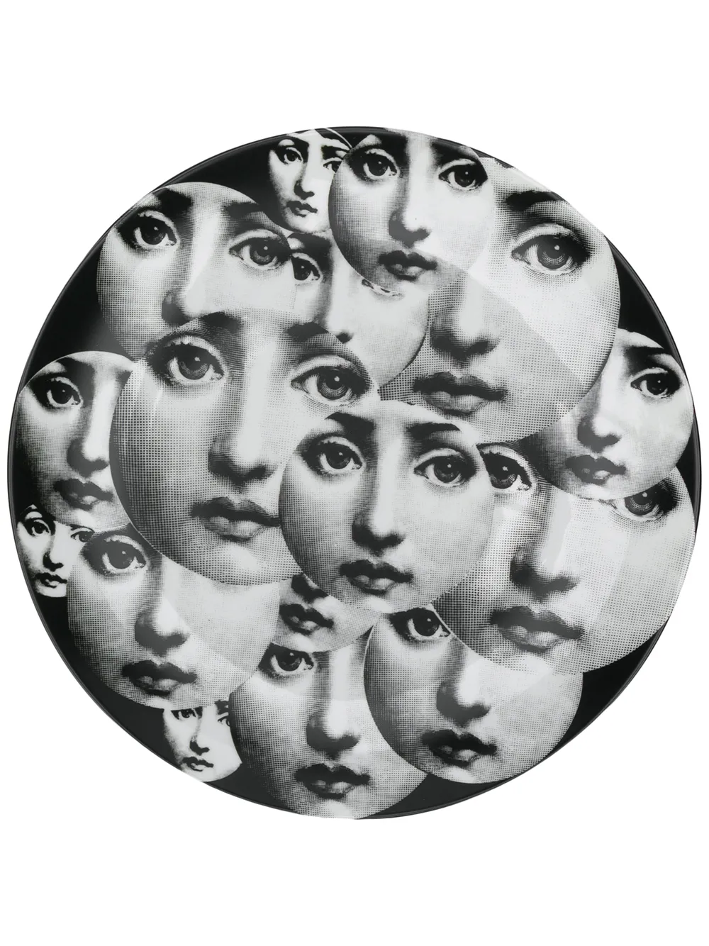 

Fornasetti plato Tema e Variazioni - Negro