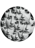 Fornasetti Tema e Variazioni wall plate - Black