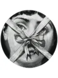 Fornasetti decorative homewear plate - Black