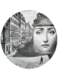 Fornasetti Tema e Variazioni wall plate - Black