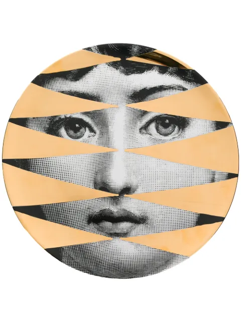 Fornasetti diamond portrait plate