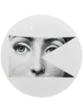 Fornasetti eye plate - White