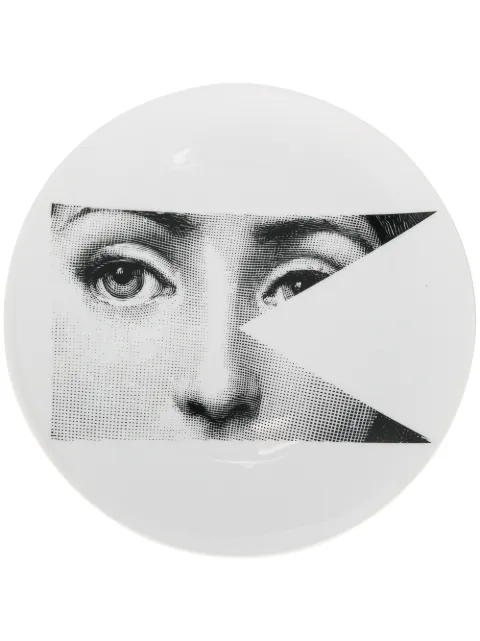 Fornasetti plato con motivo de ojos