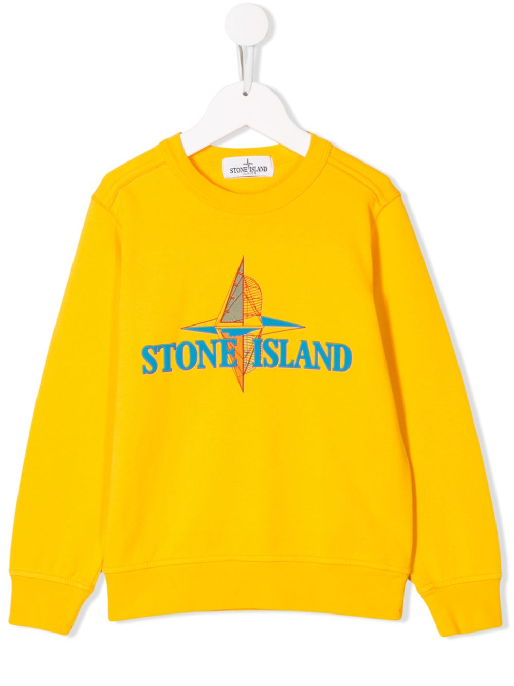 фото Stone island junior толстовка с логотипом