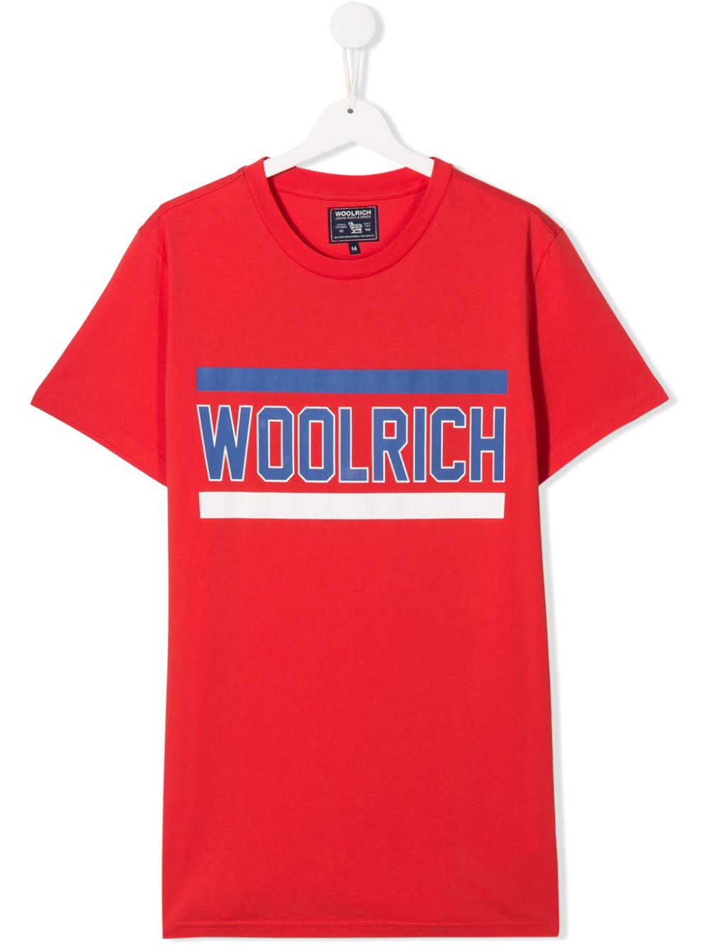 фото Woolrich Kids футболка с логотипом