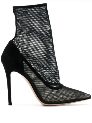 gianvito rossi mesh booties