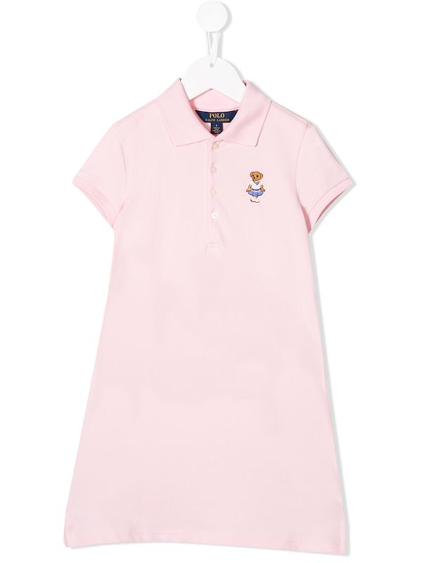 pink polo dress