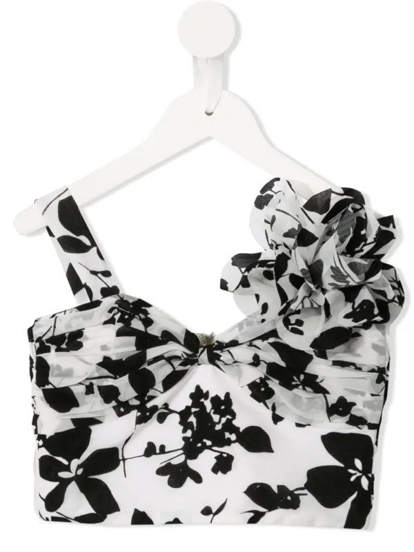 floral bustier top