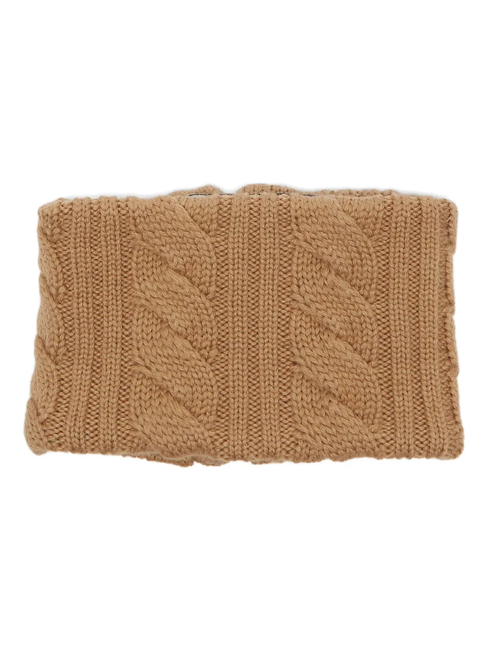 JW Anderson Kabelgebreide sjaal met rits - Beige