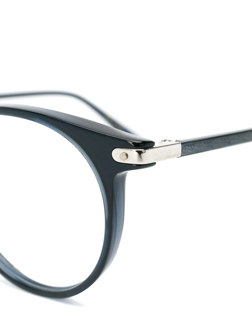 Eyevan7285 Bril met rond montuur Blauw