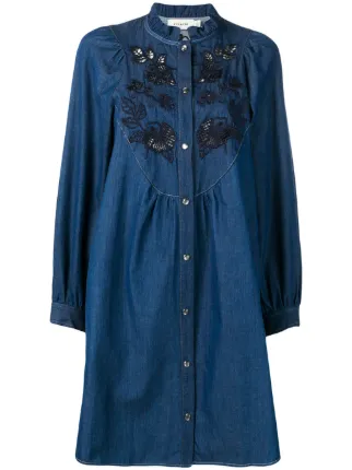 coach denim dress