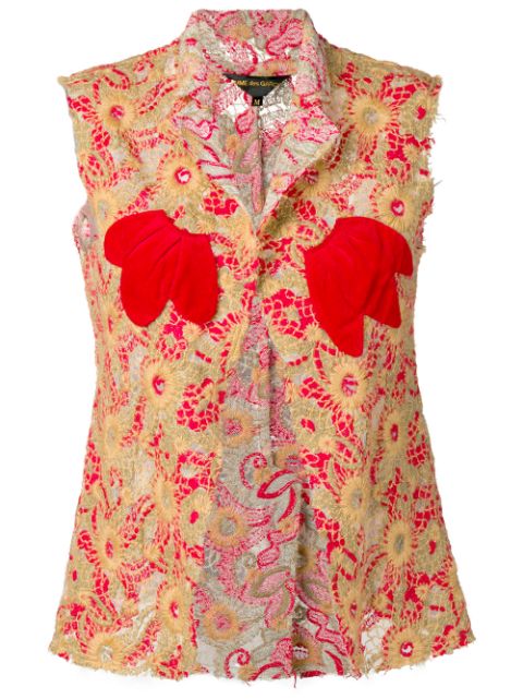 Comme Des Garcons 2003's embroidered waistcoat Women