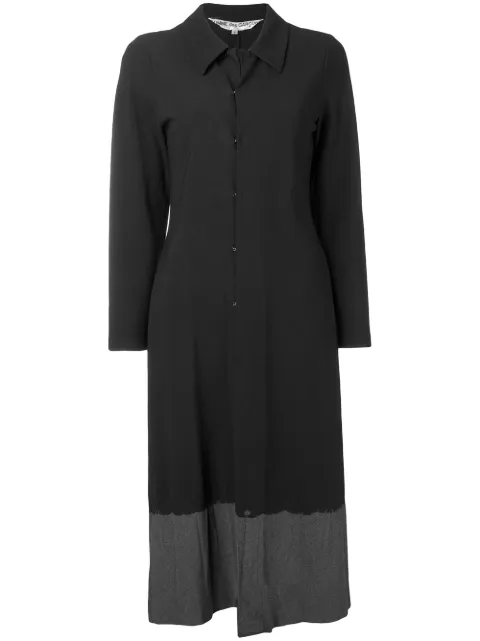 Comme Des Garçons Pre-Owned 1993's  contrast hem long coat