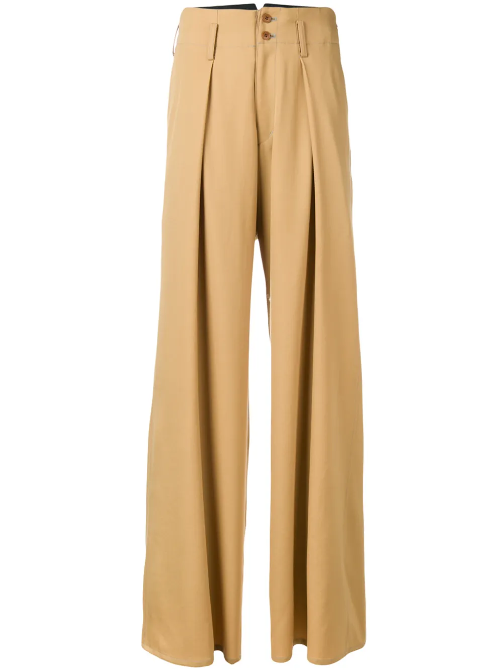 Sulvam Tops SULVAM HOSE MIT WEITEM BEIN - NUDE