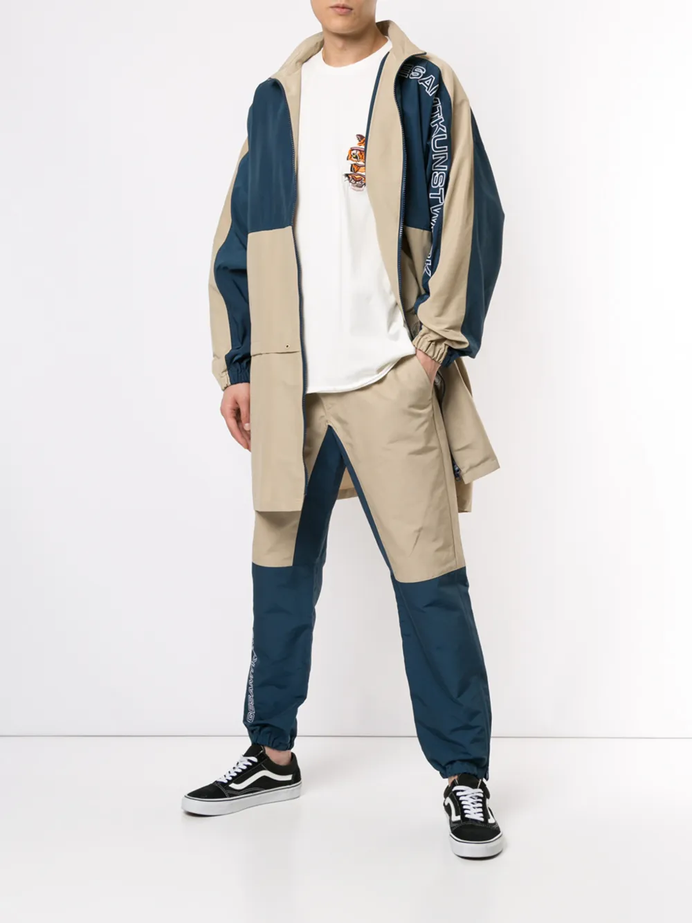 JohnUNDERCOVER two tone jacket | Lightweight Jackets | Image 2