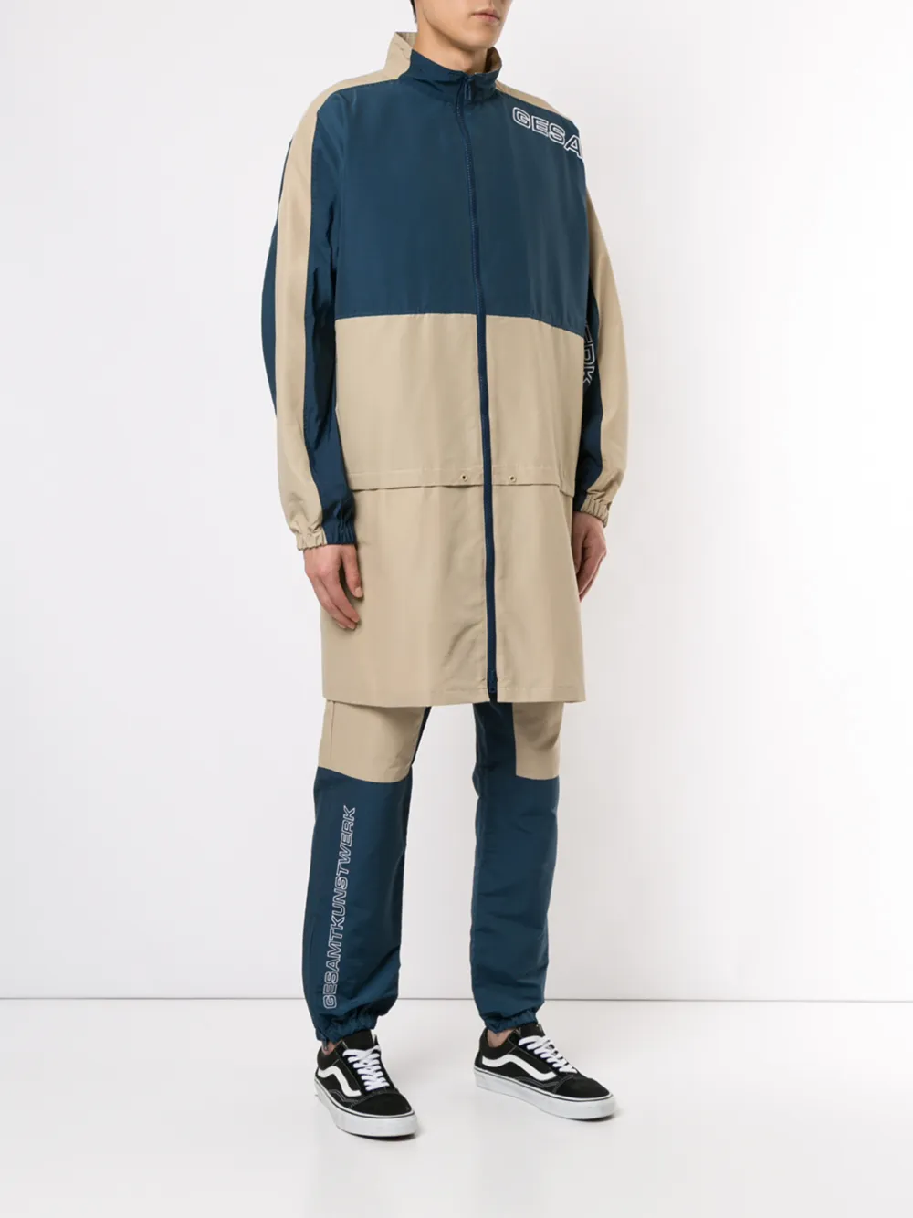  Johnundercover Two Tone Jacket - Neutrals 
