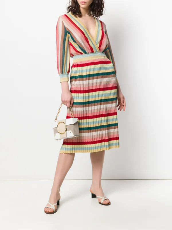 Elisabetta Franchi Striped Sweater 