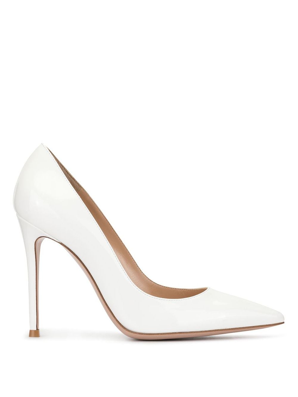 Shop Gianvito Rossi Classic Pumps In White