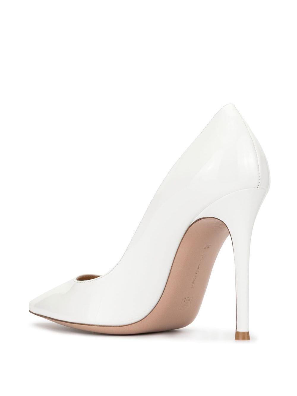 Shop Gianvito Rossi Classic Pumps In White