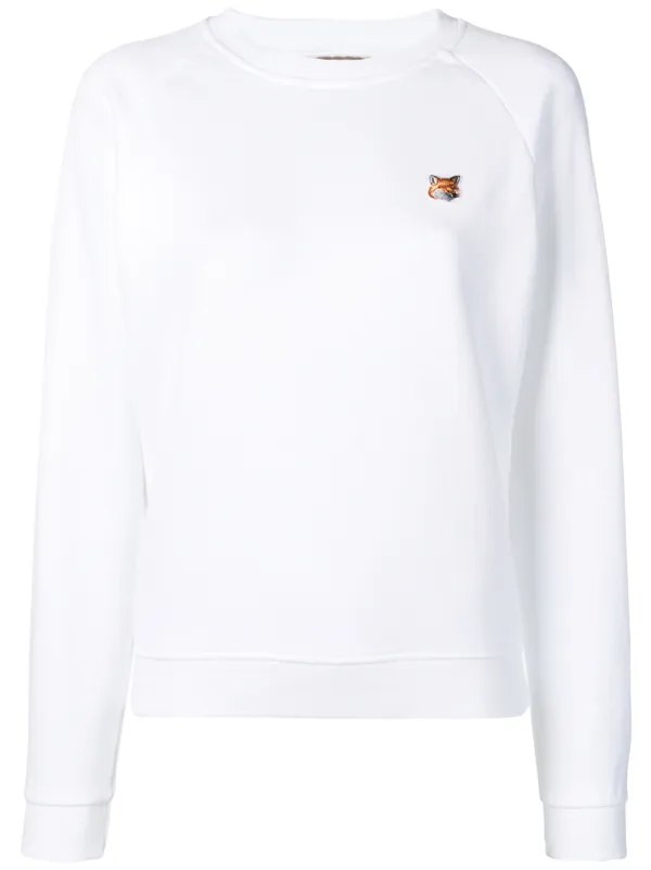 maison kitsune fox head sweatshirt