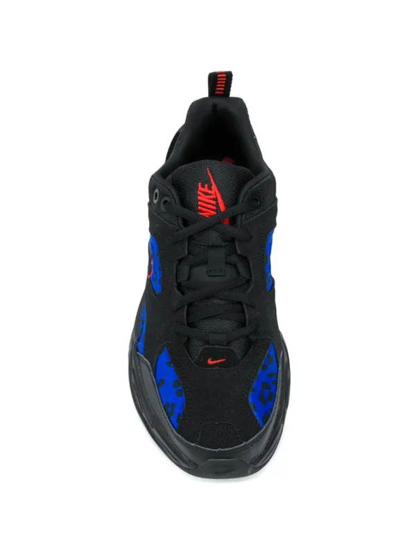 m2k tekno leather and neoprene sneakers