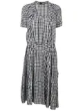 Comme Des Garçons Pre-Owned gingham check shirtdress - Black