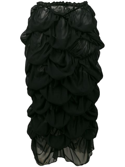 Comme Des Garçons Pre-Owned Rock mit Rüschen