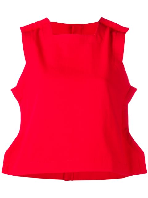 Comme Des Garcons sleeveless peplum top Women