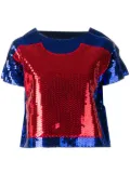 Comme Des Garçons Pre-Owned Two Dimension blouse - Blue