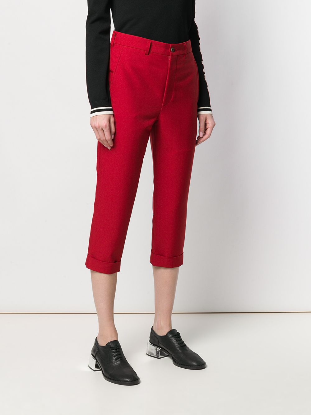 Comme Des Garcons cropped skinny trousers Women