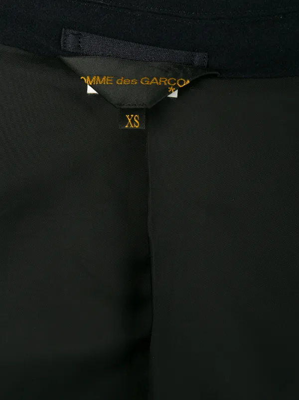Comme Des Garçons Pre-Owned リボンディテール コート | ブルー