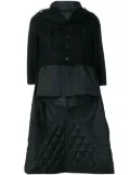 Comme Des Garçons Pre-Owned padded layered coat - Black