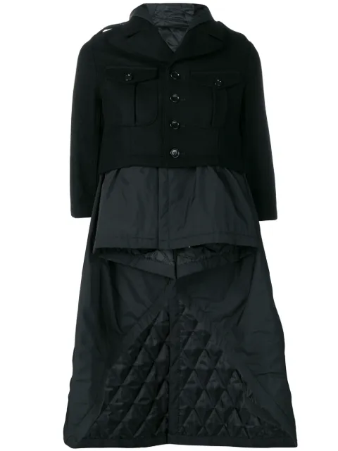 Comme Des Garçons Pre-Owned padded layered coat