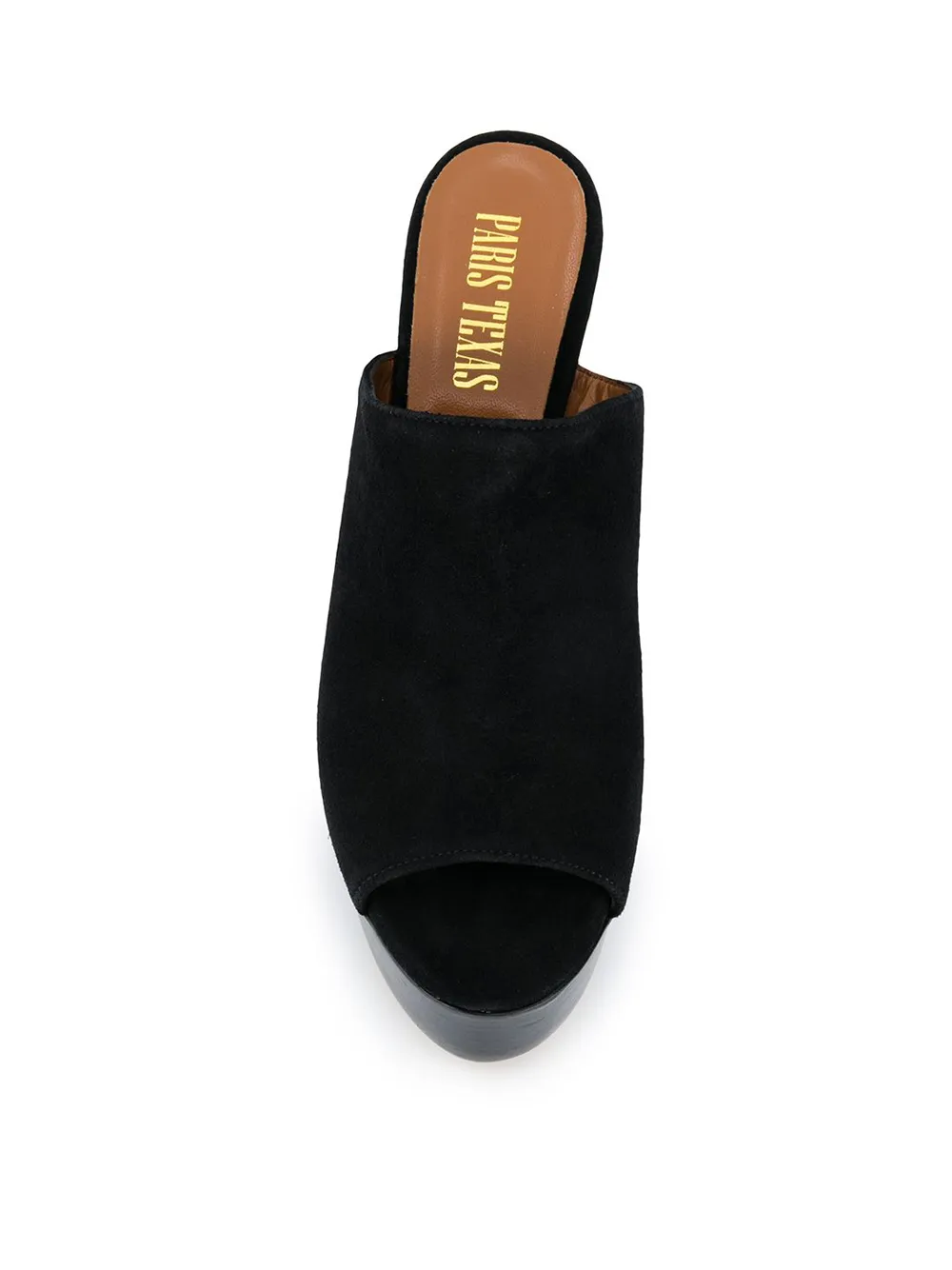 Paris Texas Sandalen met plateauzool Zwart