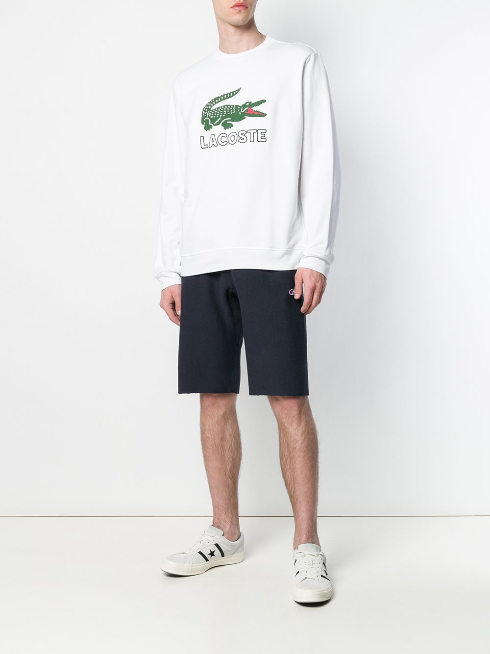 фото Lacoste толстовка с логотипом