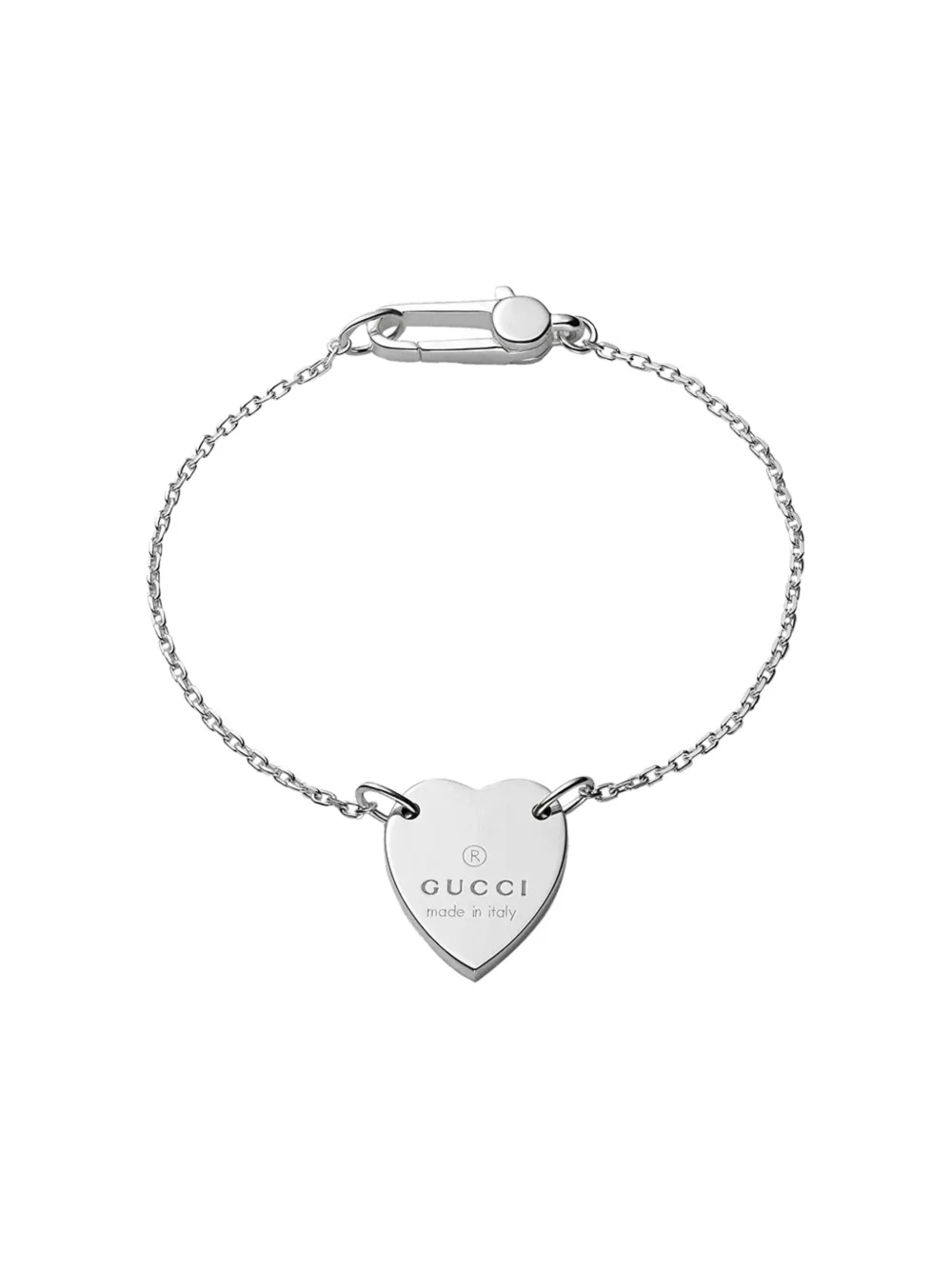 Shop silver Gucci Bracelet with Gucci 