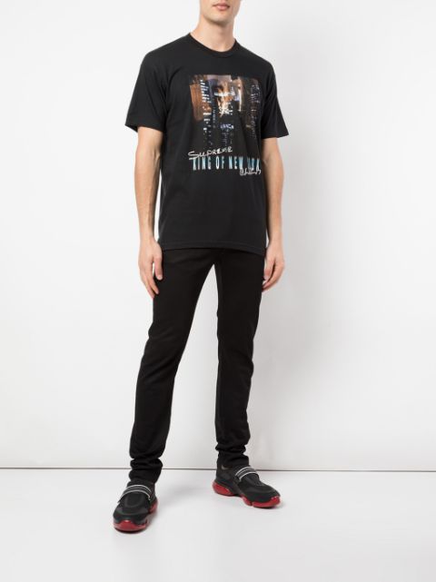 supreme king of new york tee black