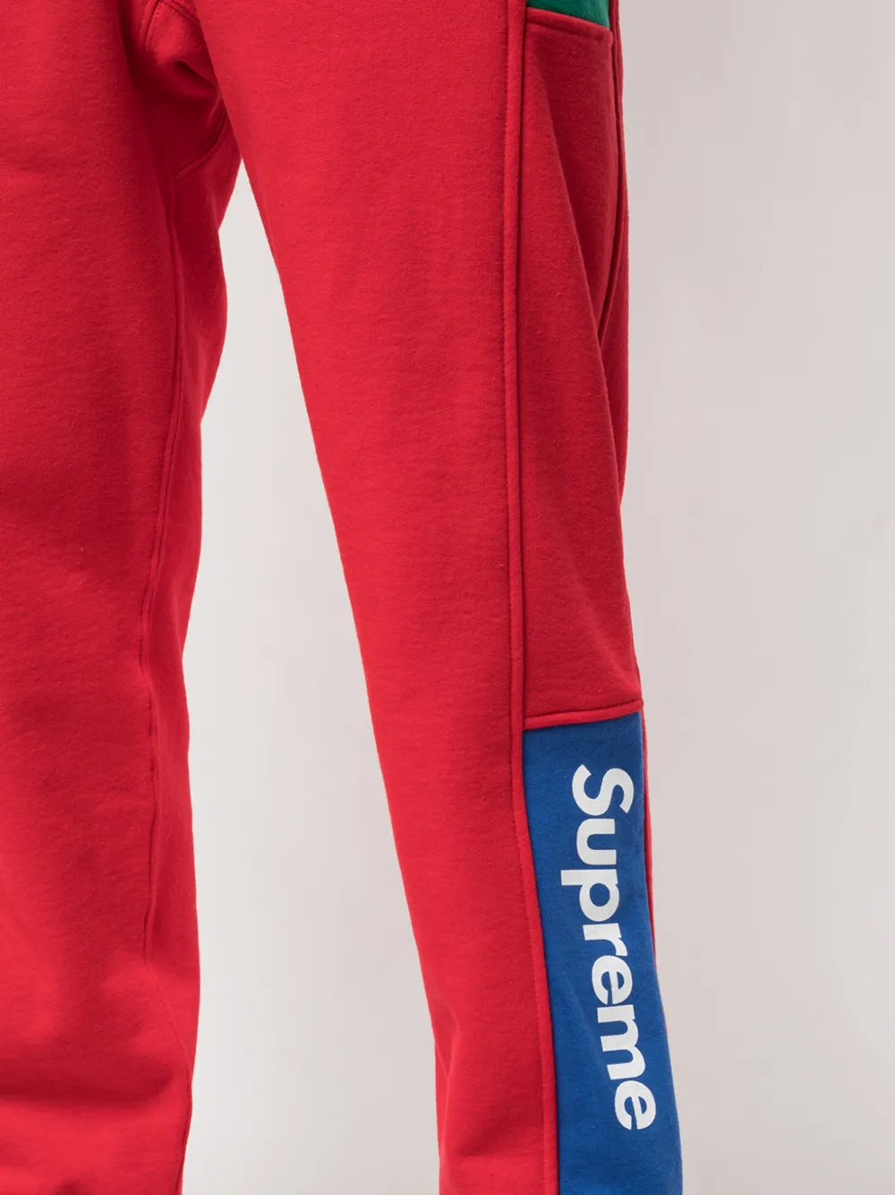 Supreme Joggingbroek met panelen Rood