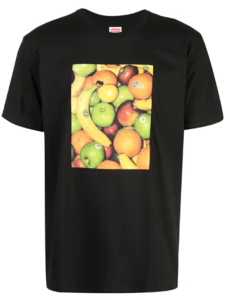 Supreme Fruit photograph print T shirt Black FARFETCH