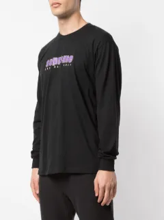 supreme black logo t shirt