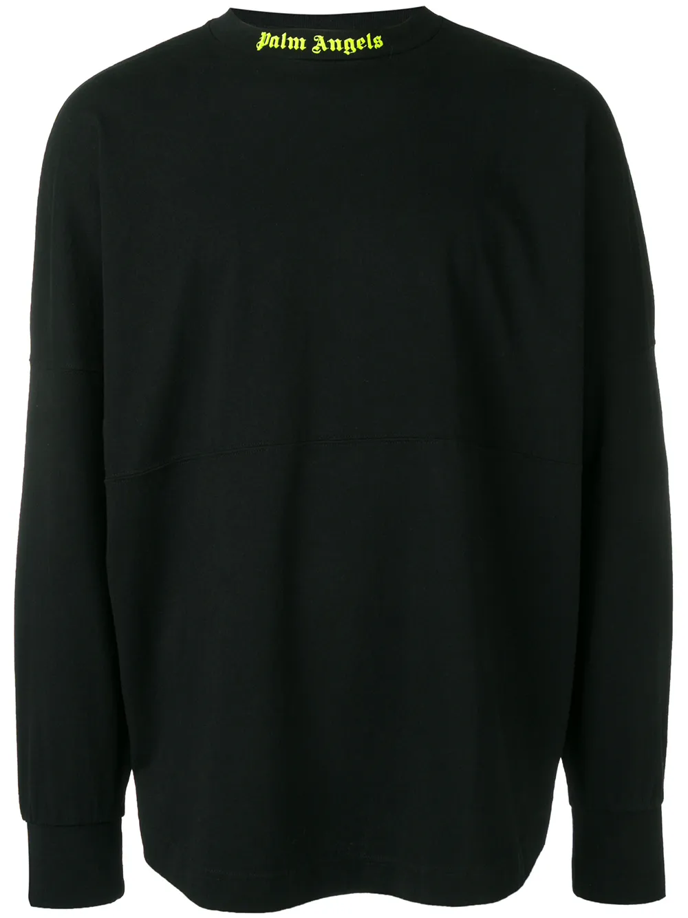 Palm Angels T-shirts PALM ANGELS LOGO PRINT SWEATSHIRT - BLACK