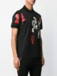 Neil Barrett floral print polo shirt