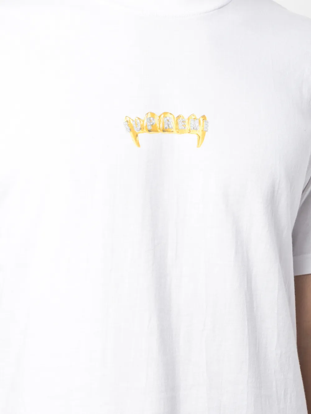 Supreme fronts outlet tee white