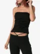 Miaou ruched tupe top