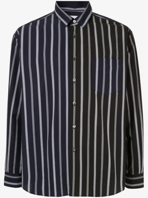 Ports V chemise bicolore